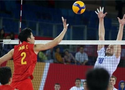 والیبال انتخابی المپیک، جدال حریفان ایران به سود چین تمام شد
