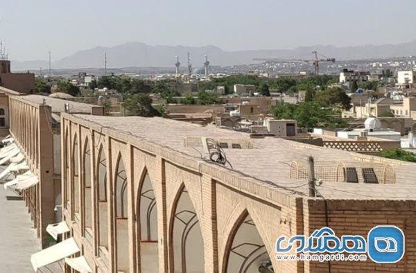 پشت بام بازار میدان نقش دنیا اصفهان بازسازی شد