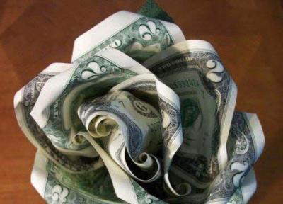 آموزش درست کردن گل رز زیبا با پول کاغذی
