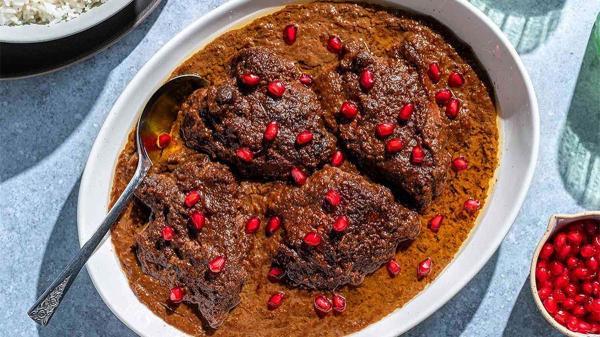 طرز تهیه خورش فسنجان با کدو حلوایی؛ خوش طعم و ملس
